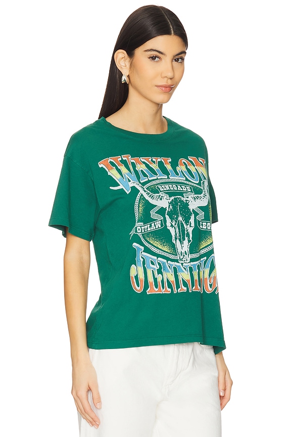 view 2 of 4 CAMISETA WAYLON JENNINGS OUTLAW LEGEND in Hunter