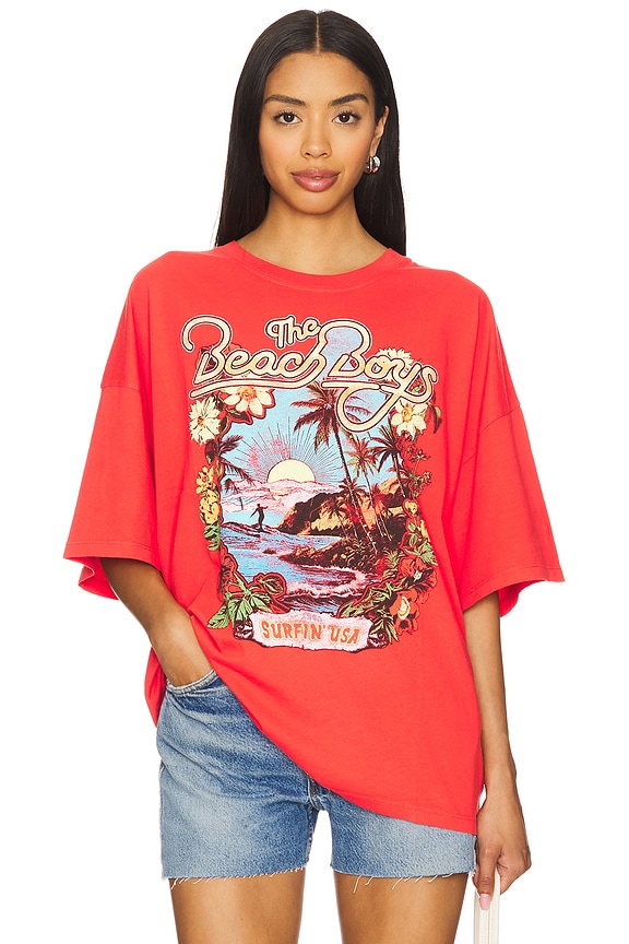 view 1 of 4 CAMISETA THE BEACH BOYS SURFIN USA 1963 in Radiant Watermelon