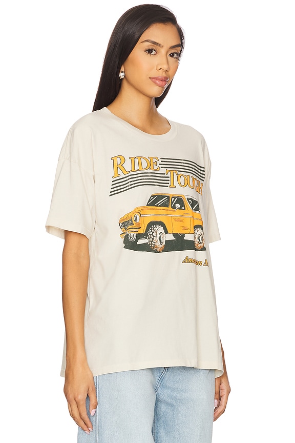 view 2 of 4 RIDE TOUGH MERCH Tシャツ in Dirty White