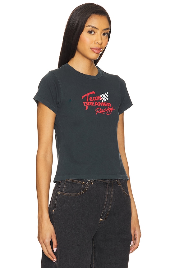 view 2 of 4 TEAM DREAMER RACING VINTAGE 티셔츠 in Vintage Black