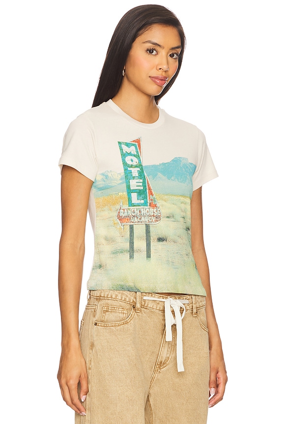 view 2 of 4 Motel Ranch House Vintage Tee in Dirty White