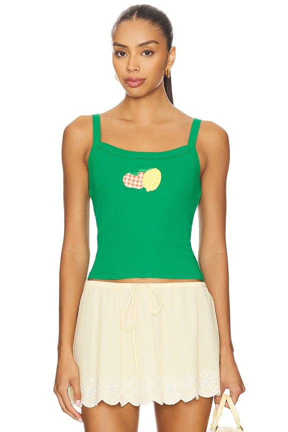 view 1 of 4 Main Squeeze Tank Top in Clover Green