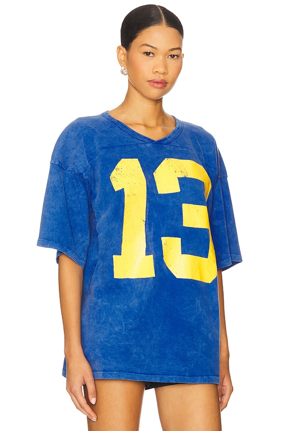 view 2 of 4 T-SHIRT GRAPHIQUE in Washed Cobalt