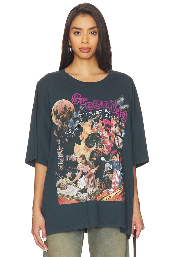 view 2 of 5 Green Day Insomniac Tee in Vintage Black