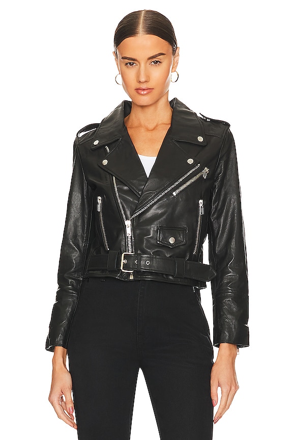 view 2 of 5 Joan Leather Jacket in Black