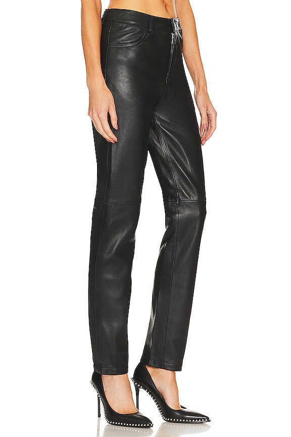 view 2 of 4 Phoenix Leather Pant in Black
