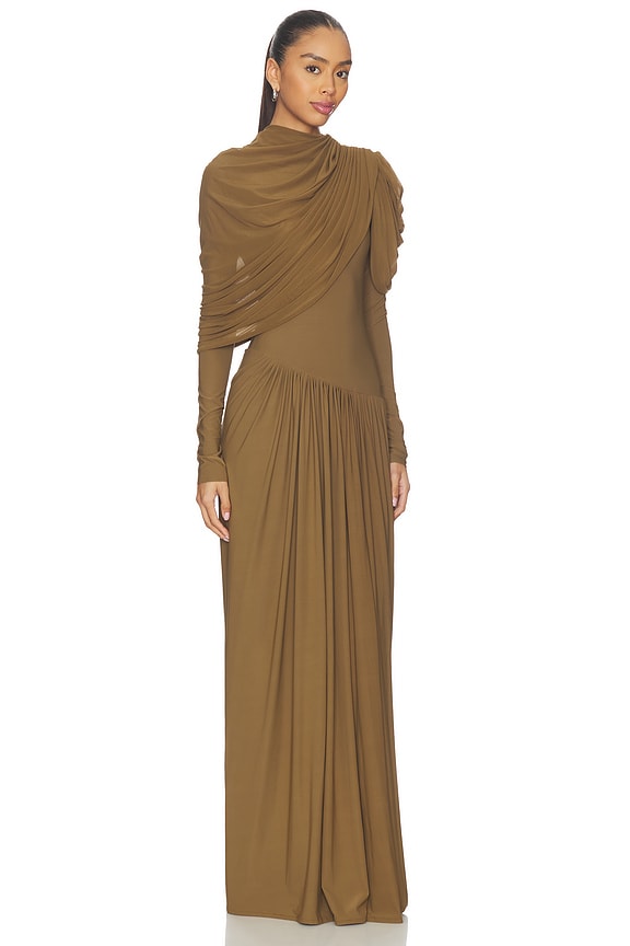 view 2 of 4 VESTIDO PAULINA in Sand Green