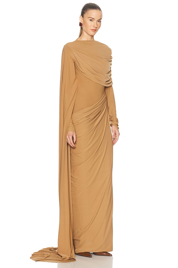 view 2 of 4 The Suze Dress in Dark Beige