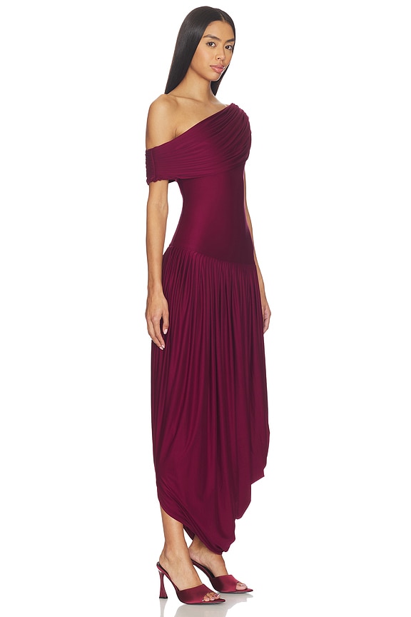 view 2 of 4 VESTIDO CASSIDY in Aubergine