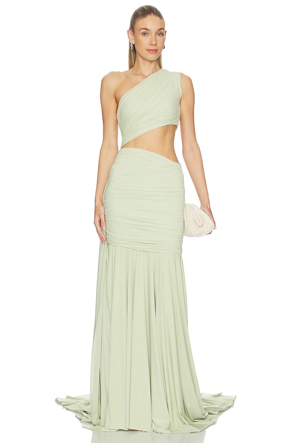 view 1 of 3 The Narcisa Dress in Pale Mint