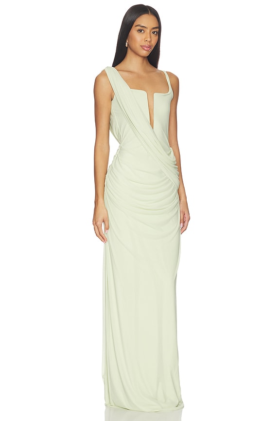 view 2 of 3 The Adriana Dress in Pale Mint