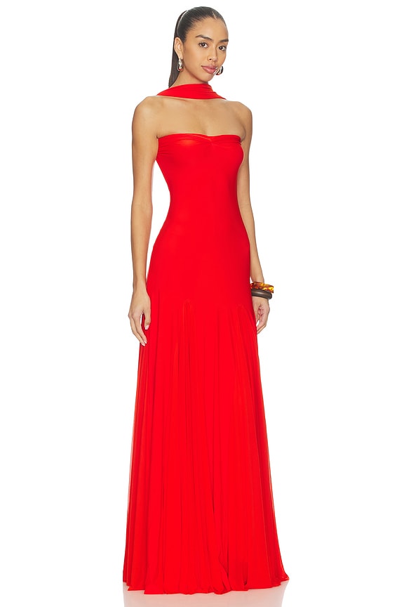 view 2 of 3 VESTIDO BERTA in Hibiscus