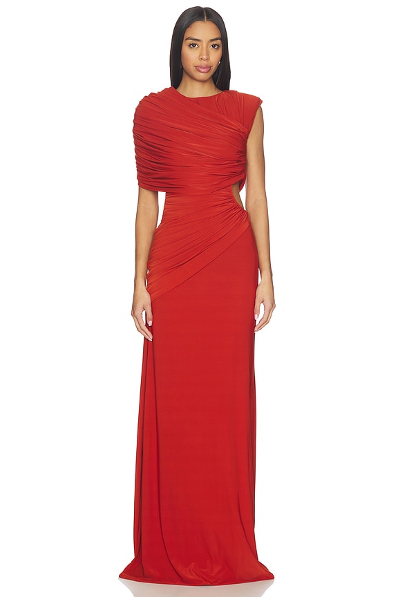 view 1 of 3 The Lisette Dress in Brick