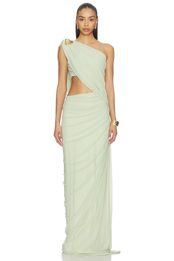 view 1 of 3 VESTIDO AURORA in Pale Mint