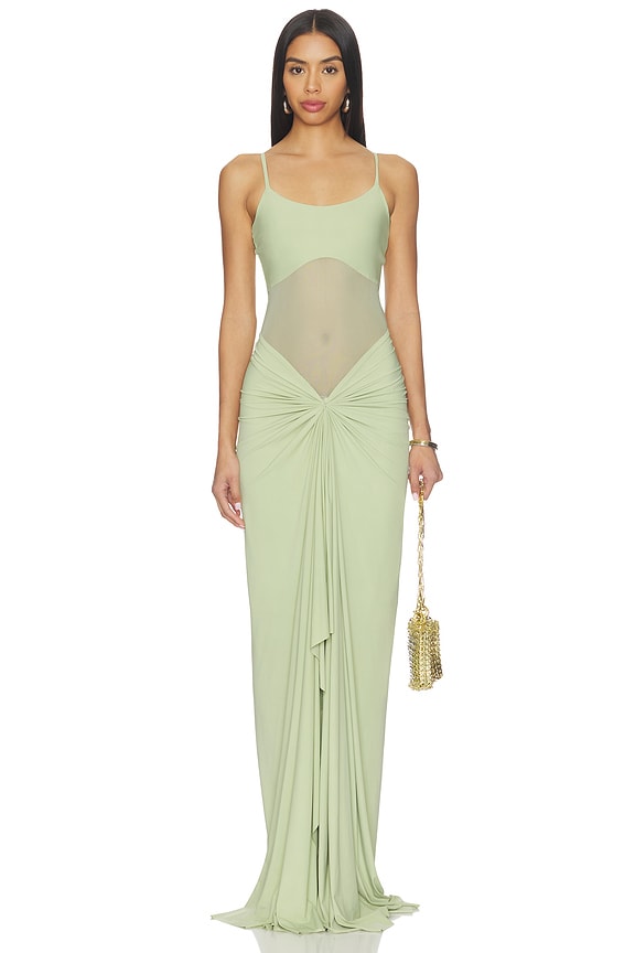 view 1 of 3 VESTIDO ELORA in Pale Mint