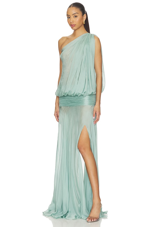 view 2 of 3 VESTIDO AVA in Pale Teal