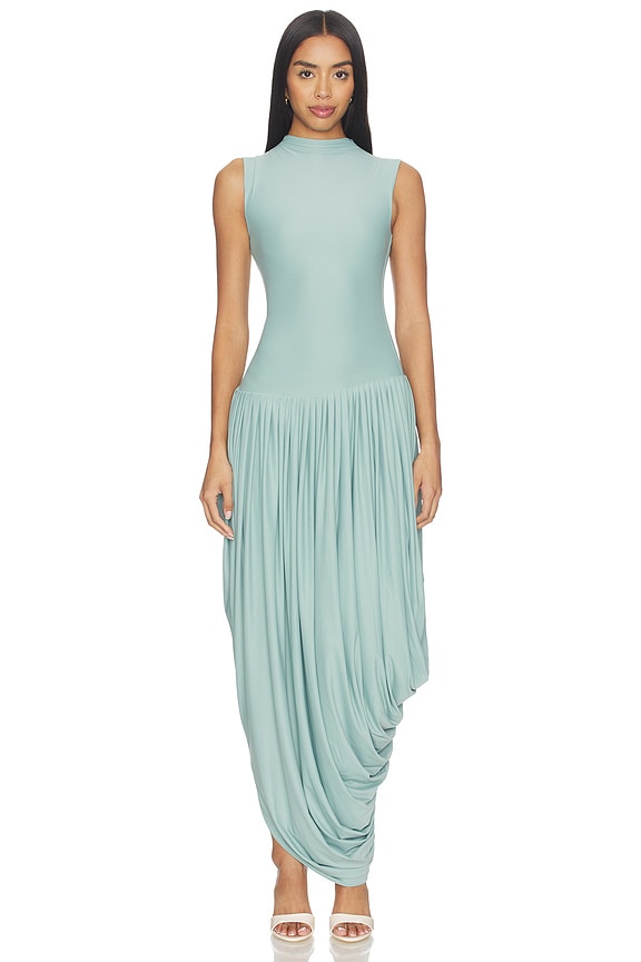 view 2 of 4 The Penelope Dress in Dirty Mint