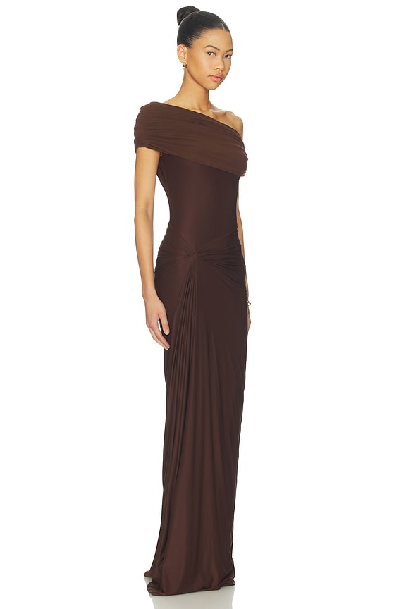 view 2 of 4 ROBE THE KATYA in Espresso Brown