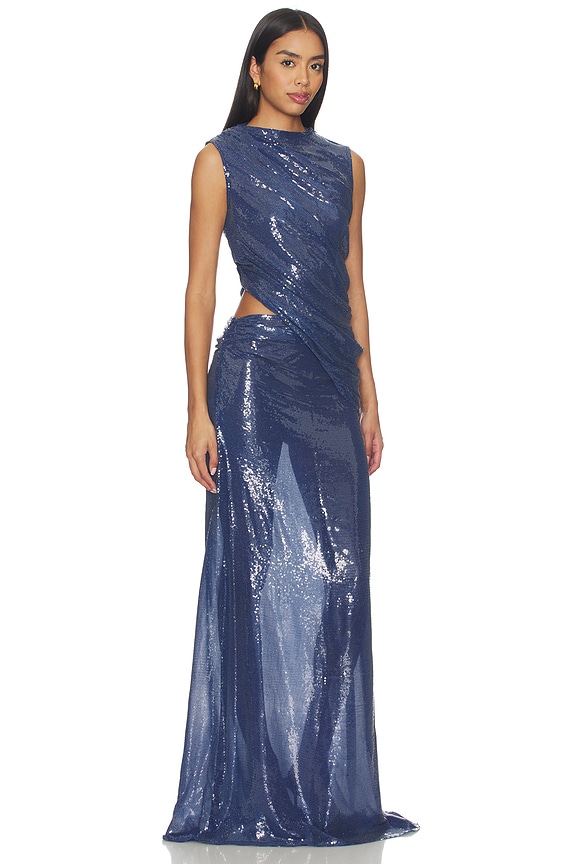 view 2 of 5 VESTIDO THE SPENCER in Cobalt Blue