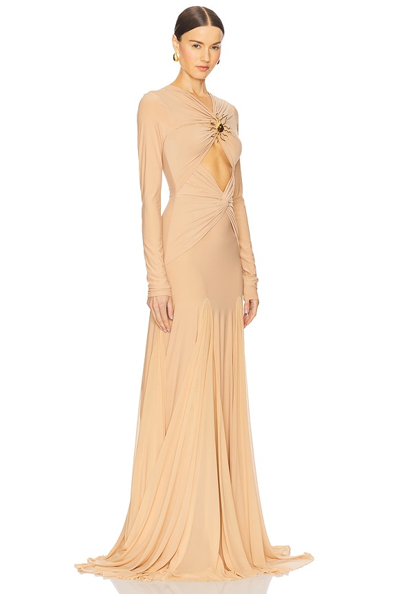 view 2 of 4 Chantal Dress in Wheat Beige
