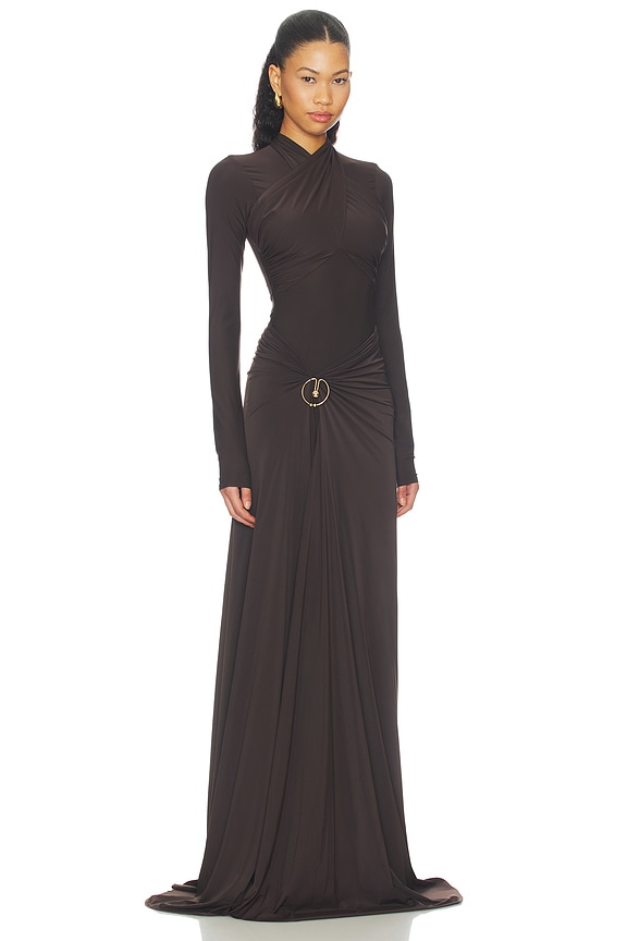 view 2 of 4 June Gown in Dark Brown