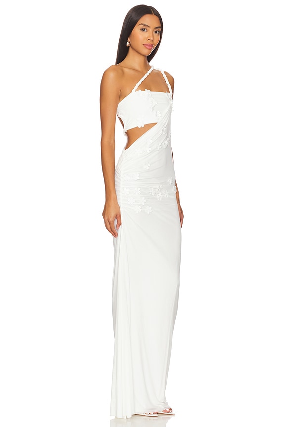 view 2 of 4 Leslie Gown in White