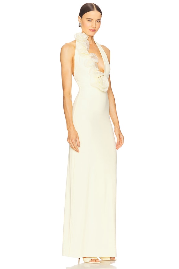 view 2 of 3 Adela Dress in Butter Yellow