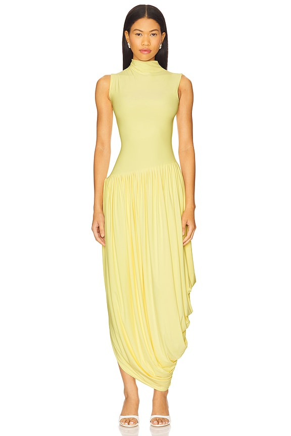 view 2 of 5 VESTIDO PENELOPE in Butter Yellow