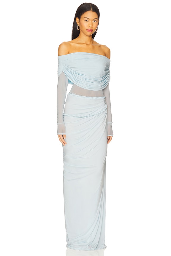 view 2 of 4 Bella Gown in Baby Blue