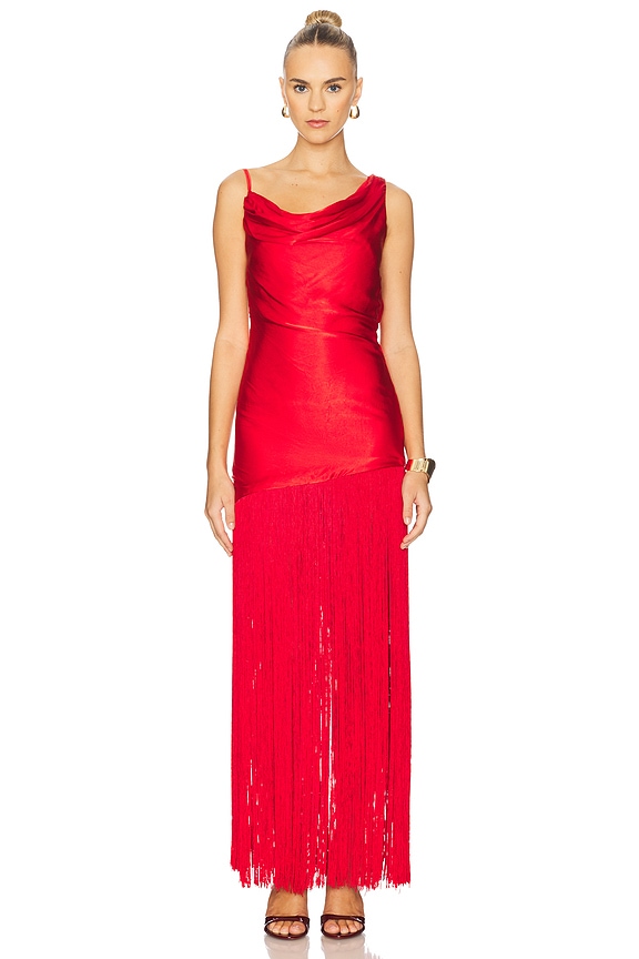 view 2 of 4 Rosetta Dress in Red