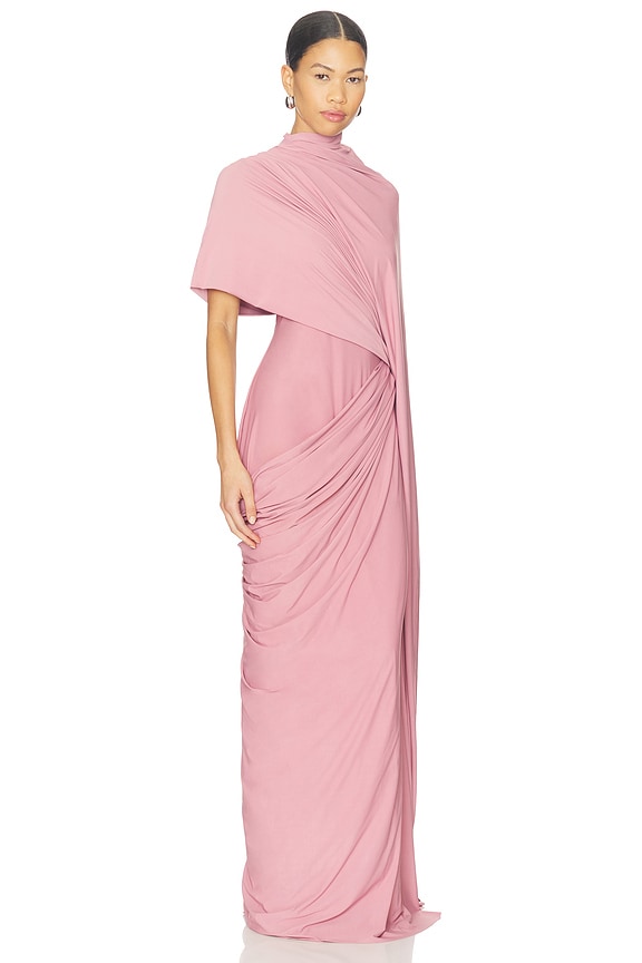 view 2 of 4 Daphne Dress in Mauve Pink