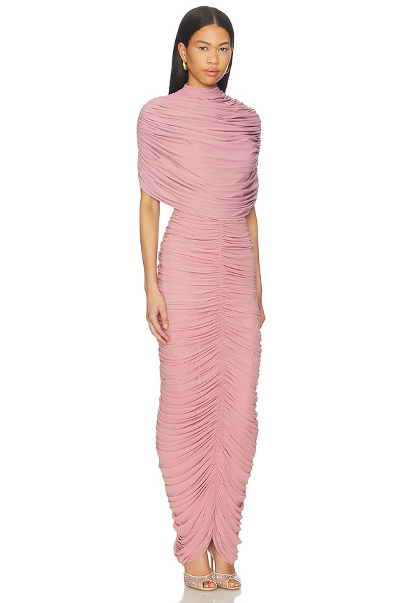 view 2 of 3 ROBE VIENNA in Mauve Pink