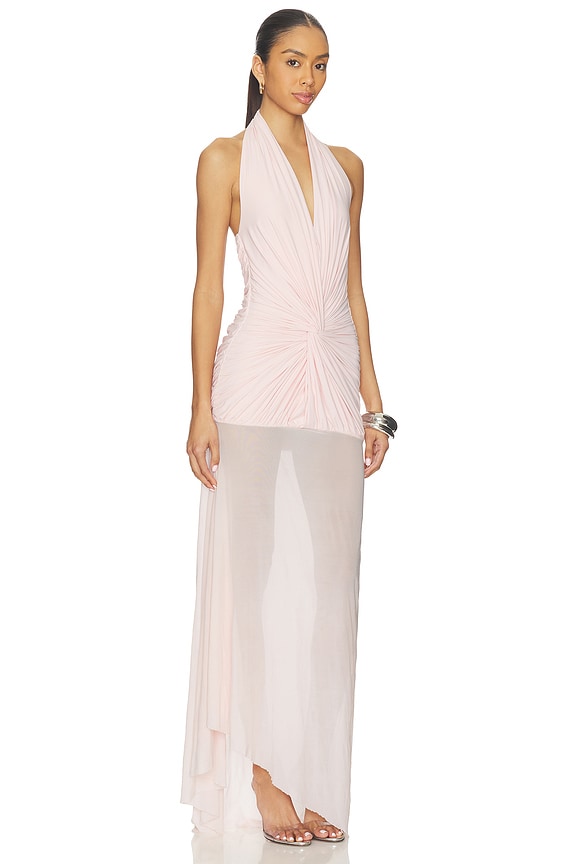 view 2 of 3 Tess Dress in Baby Pink