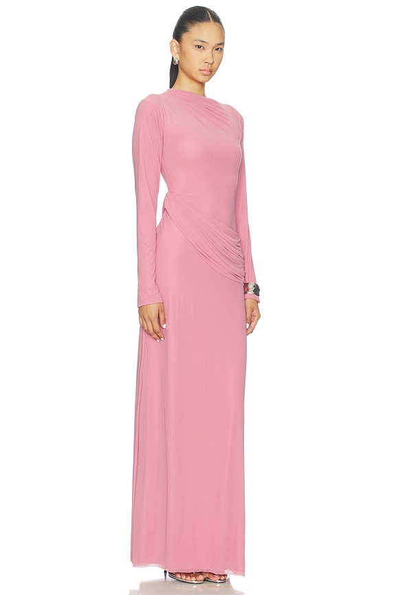 view 2 of 3 Olga Dress in Mauve Pink