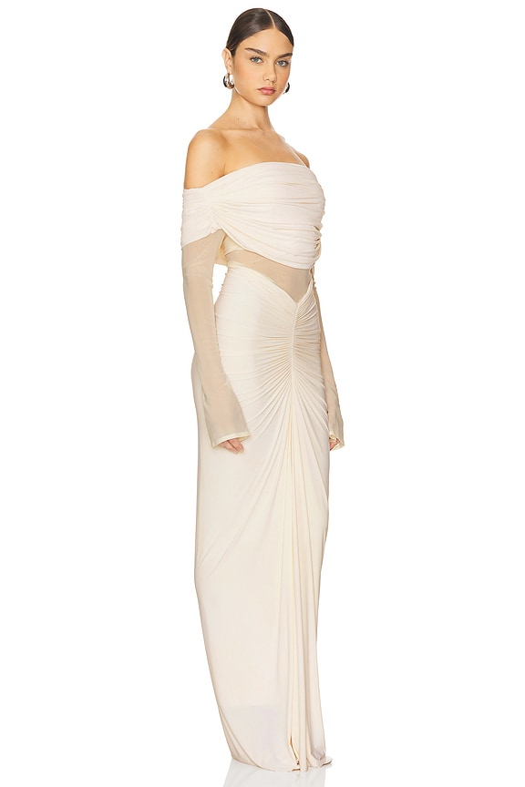 view 2 of 3 Jolene Gown in Off White