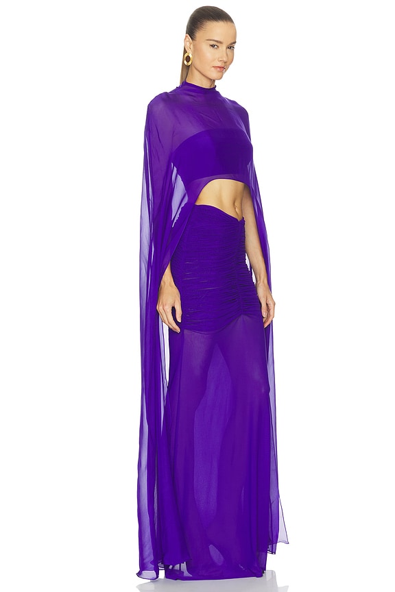 view 2 of 3 CAPA Y TOP THE ZERINA in Purple