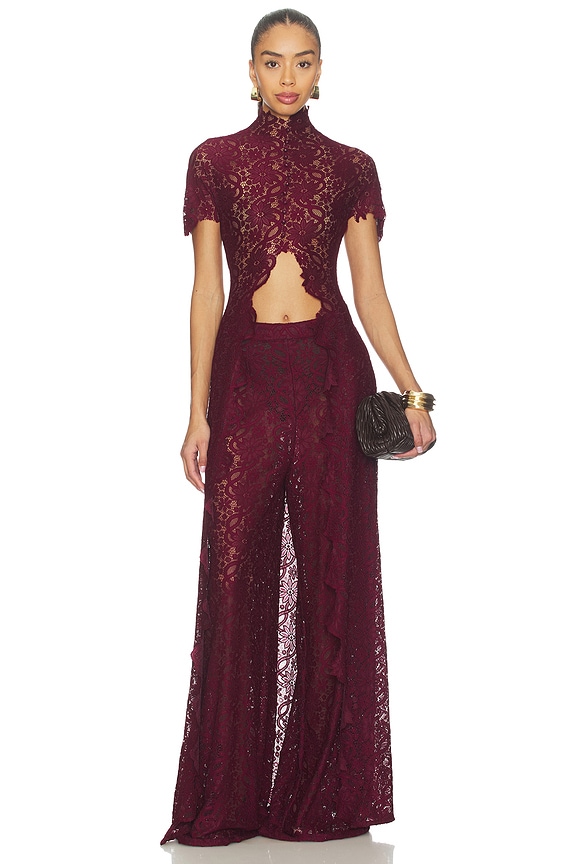 view 1 of 3 The Kianna Top in Aubergine