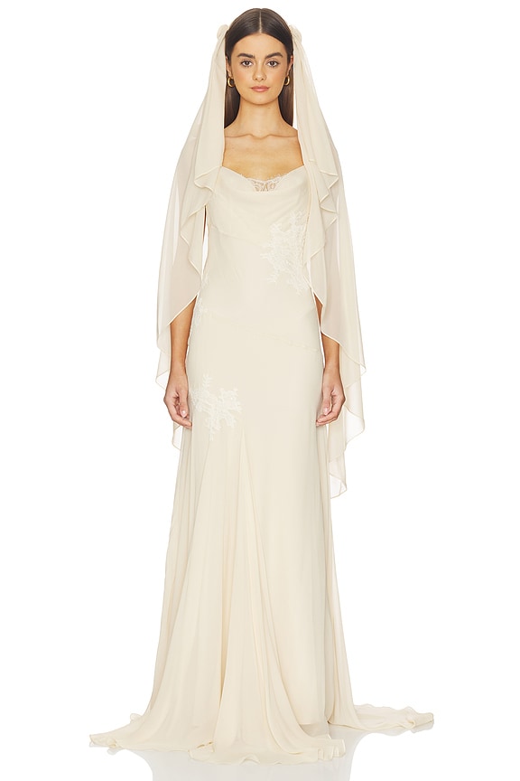 view 2 of 2 Lyra Veil in Antique