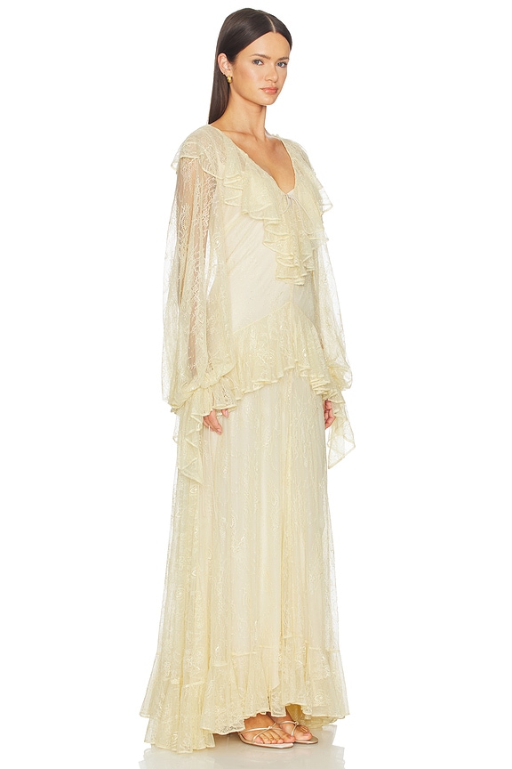 view 2 of 4 MAXIVESTIDO CLEMENTINA in Antique Yellow