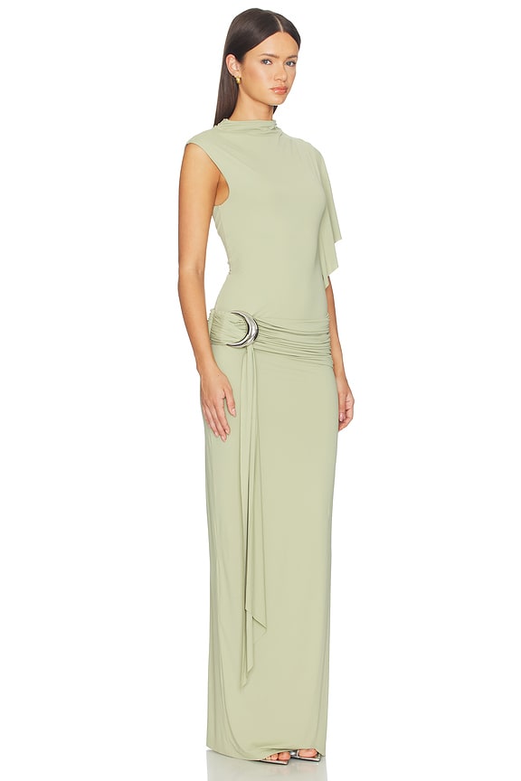 view 2 of 3 MAXIVESTIDO TITAN in Green