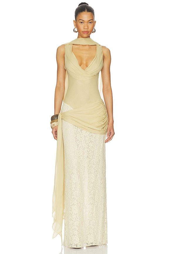 view 1 of 4 MAXIVESTIDO ROSA in Antique Yellow
