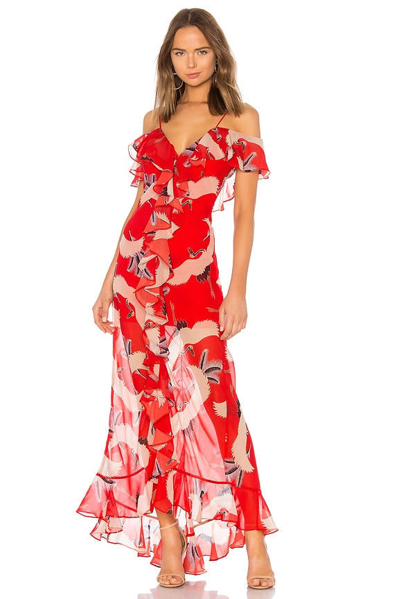 view 1 of 3 Jolene Dress in Red Bird
