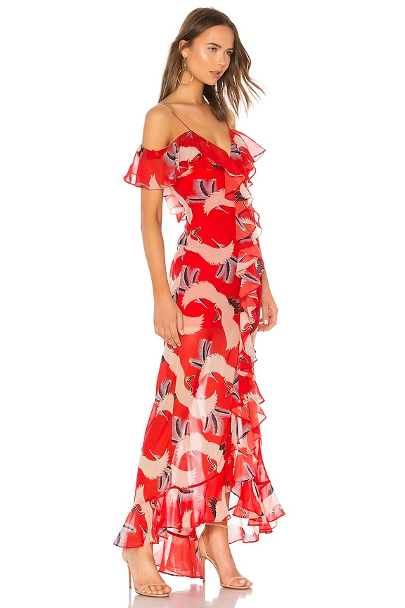 view 2 of 3 Jolene Dress in Red Bird