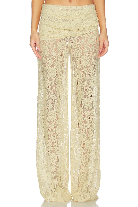 view 1 of 6 Rocio Trouser in Antique Yellow