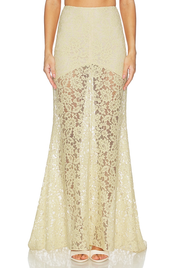 view 1 of 6 Pasion Skirt in Antique Yellow
