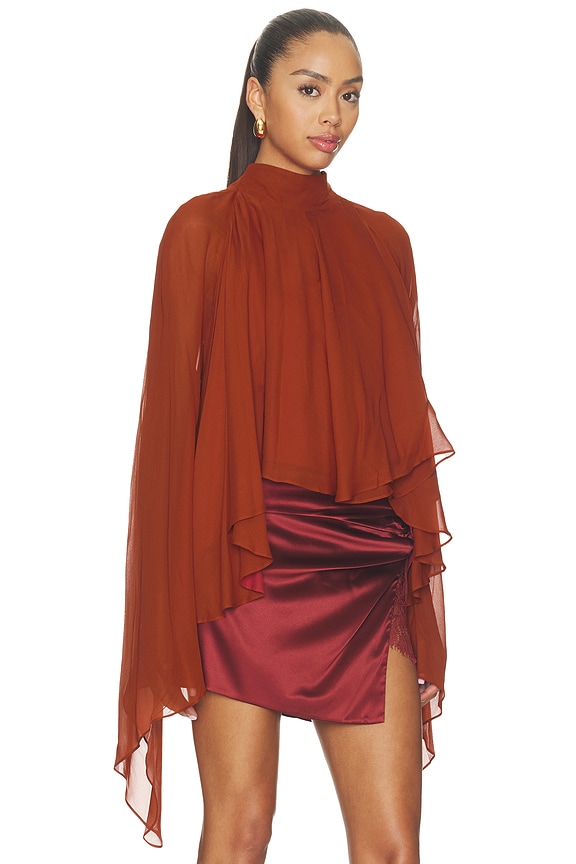 view 2 of 4 Mia Top in Burnt Red