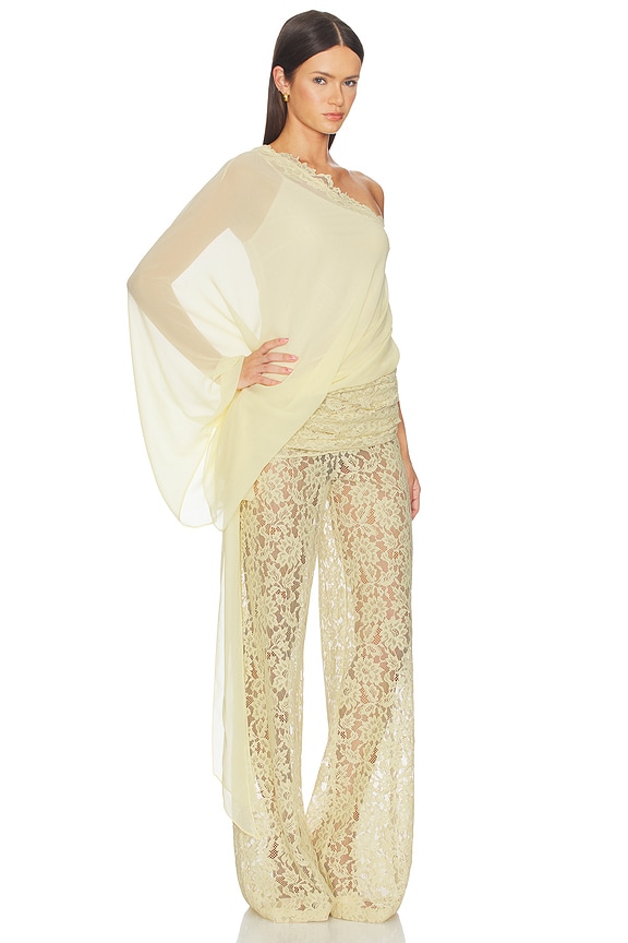 view 2 of 3 Elia Top in Antique Yellow