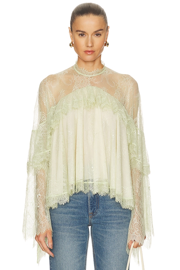 view 1 of 4 Alita Top in Mint Green
