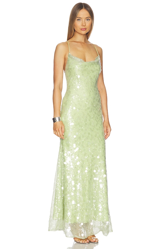 view 2 of 4 Janna Dress in Lime