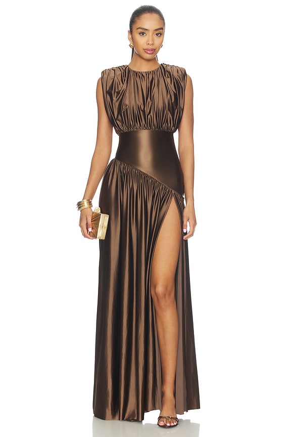 view 1 of 3 ROBE AVALON in Chocolate
